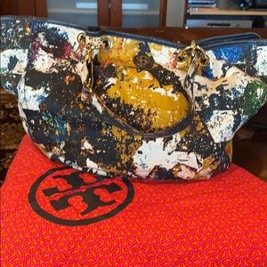 Tory Burch Paint Splatter Purse-limited edition
